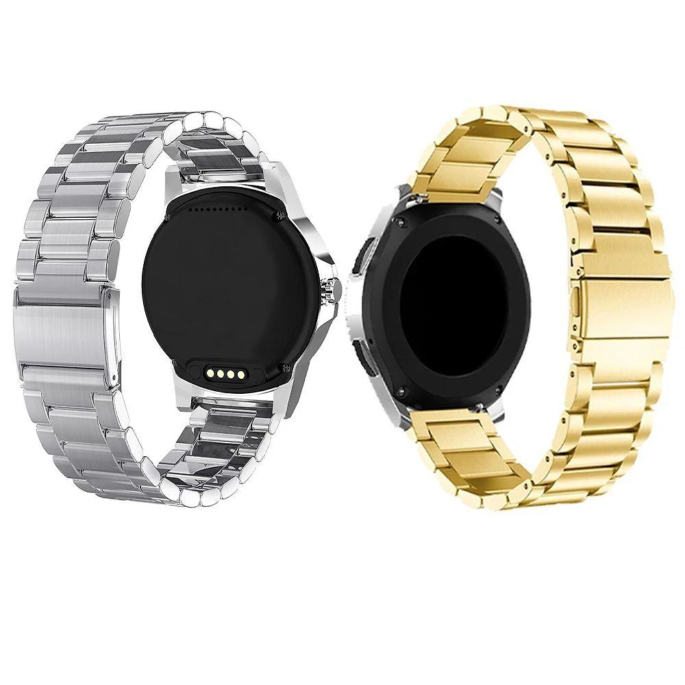 Pulseira Smartwatch Kit 2 Uni Aço Inox Smartband 3 Elos