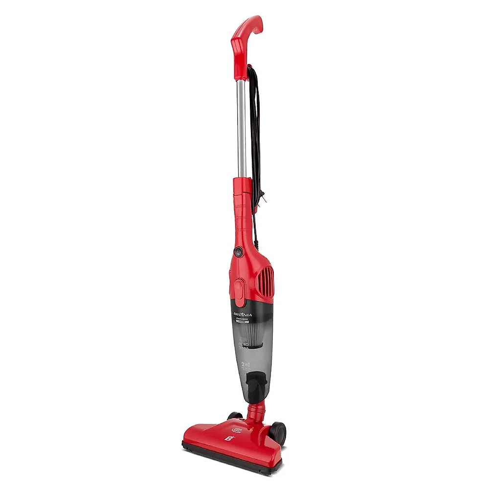Aspirador de pó vertical portátil bas1290v 1250w britânia vermelho filtro lavável e acessórios 220v