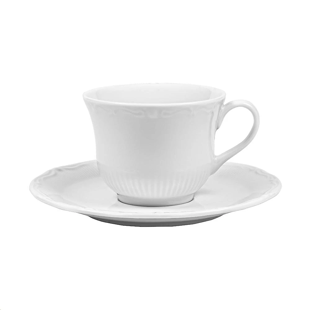 Aparelho de jantar gourmet 16 peças em porcelana bianchini branco