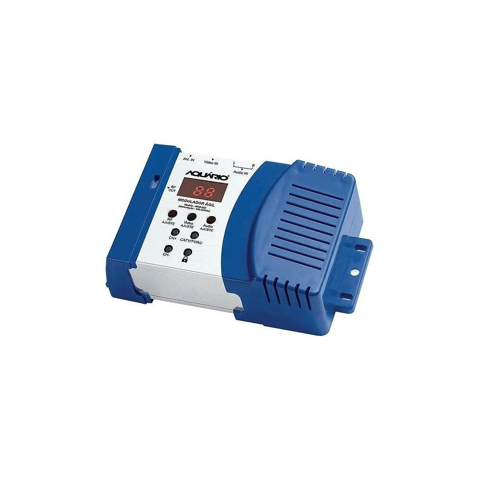 Modulador de Áudio e Vídeo Aquário MOD-002 para Transmissão em Canal de TV Via Cabo de Antena