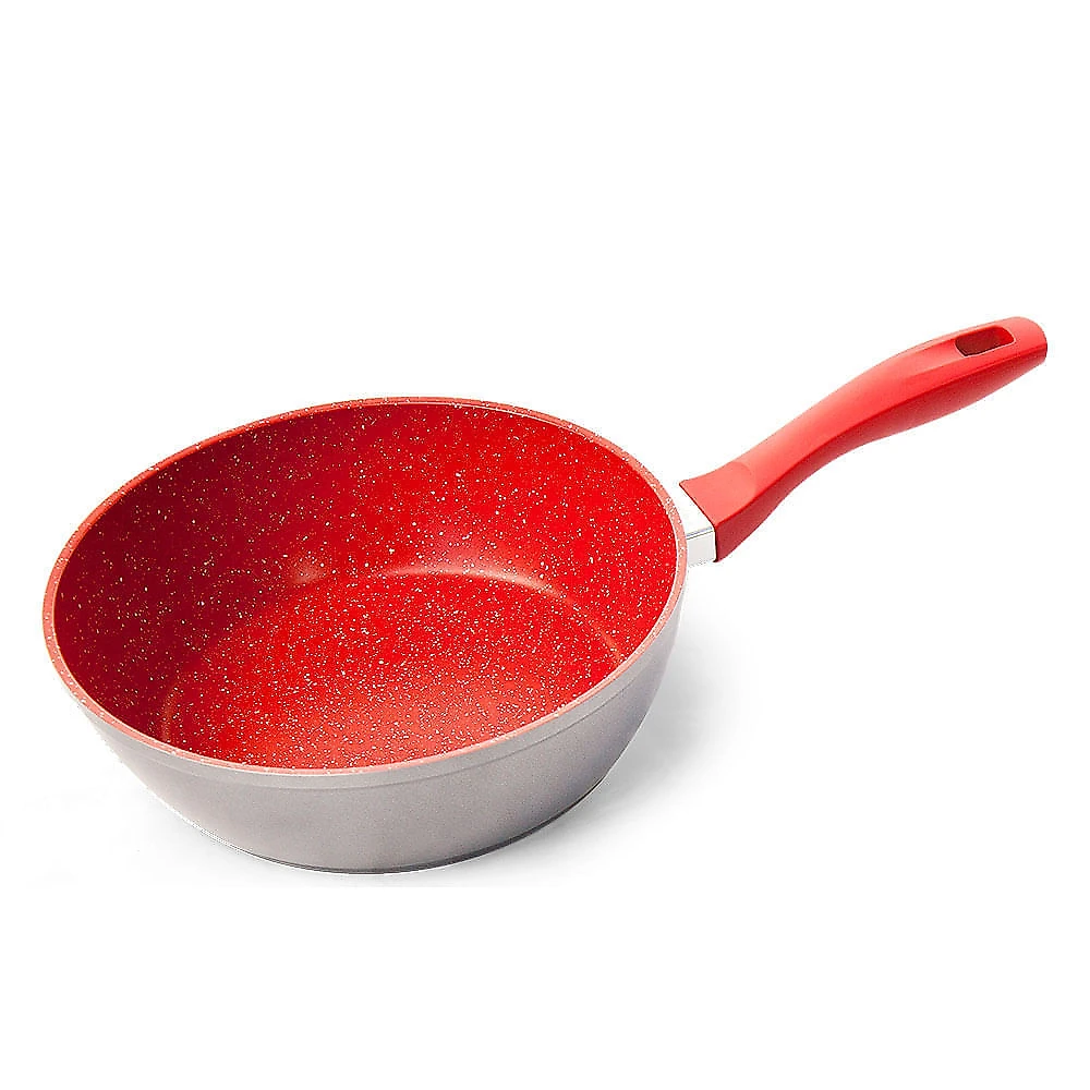 Panelas Polishop com Tampa Ichef - Sauté - Day By Day 24Cm - Vermelha | Polishop