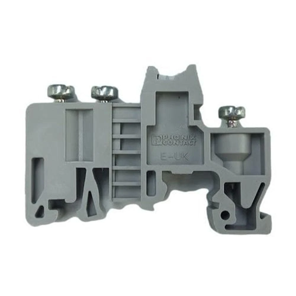 Suporte para Conector Phoenix Contact 1201442 E-UK PA NS 35-7,5 e NS 35-15 Cinza Bivolt