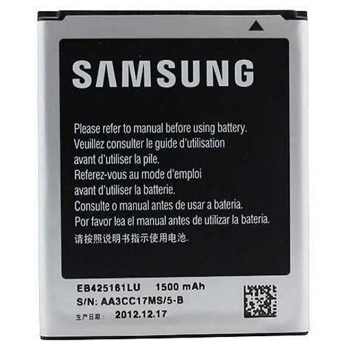 Miniatura Bateria Samsung Galaxy S3 Mini S7562 Homologação: 47182011624