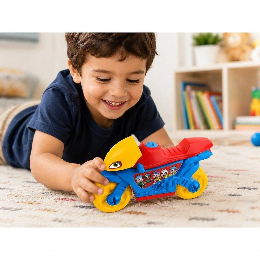 Moto Infantil Cebolinha com Adesivo para Personalização Lua de Cristal