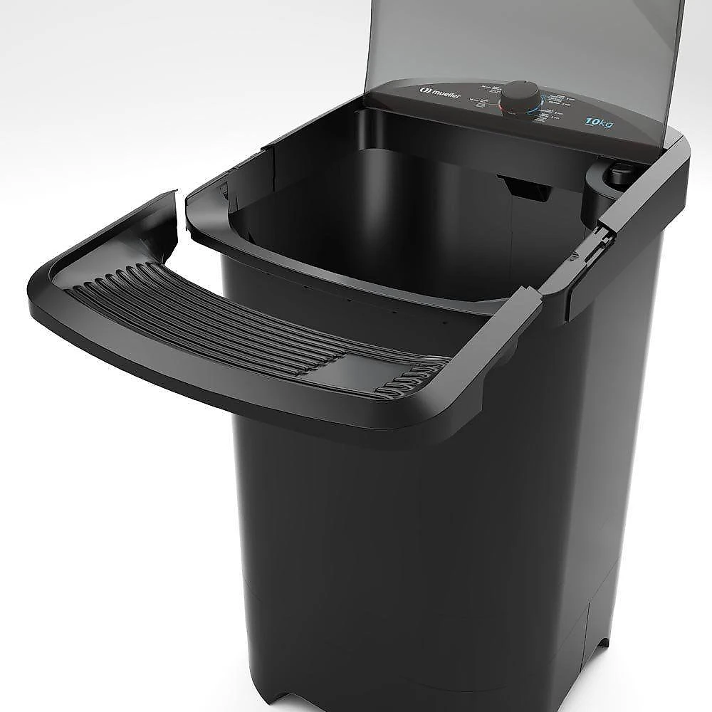 Tanquinho Mueller 10kg Preto com superesfregador MLT10C 110V