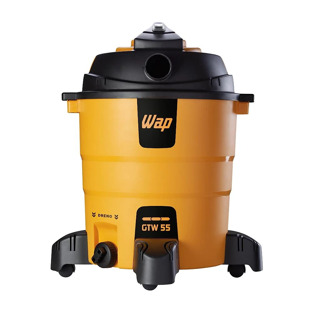 Soprador aspirador wap gtw 55 1600w bico múltiplo e filtro hepa, 55l 220v