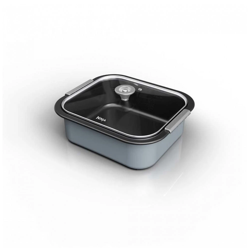 Panela Dutch Oven Ninja Combi XSKDOGLCMB com Tampa de Vidro para Assar, Cozinhar Lento e Sous Vide