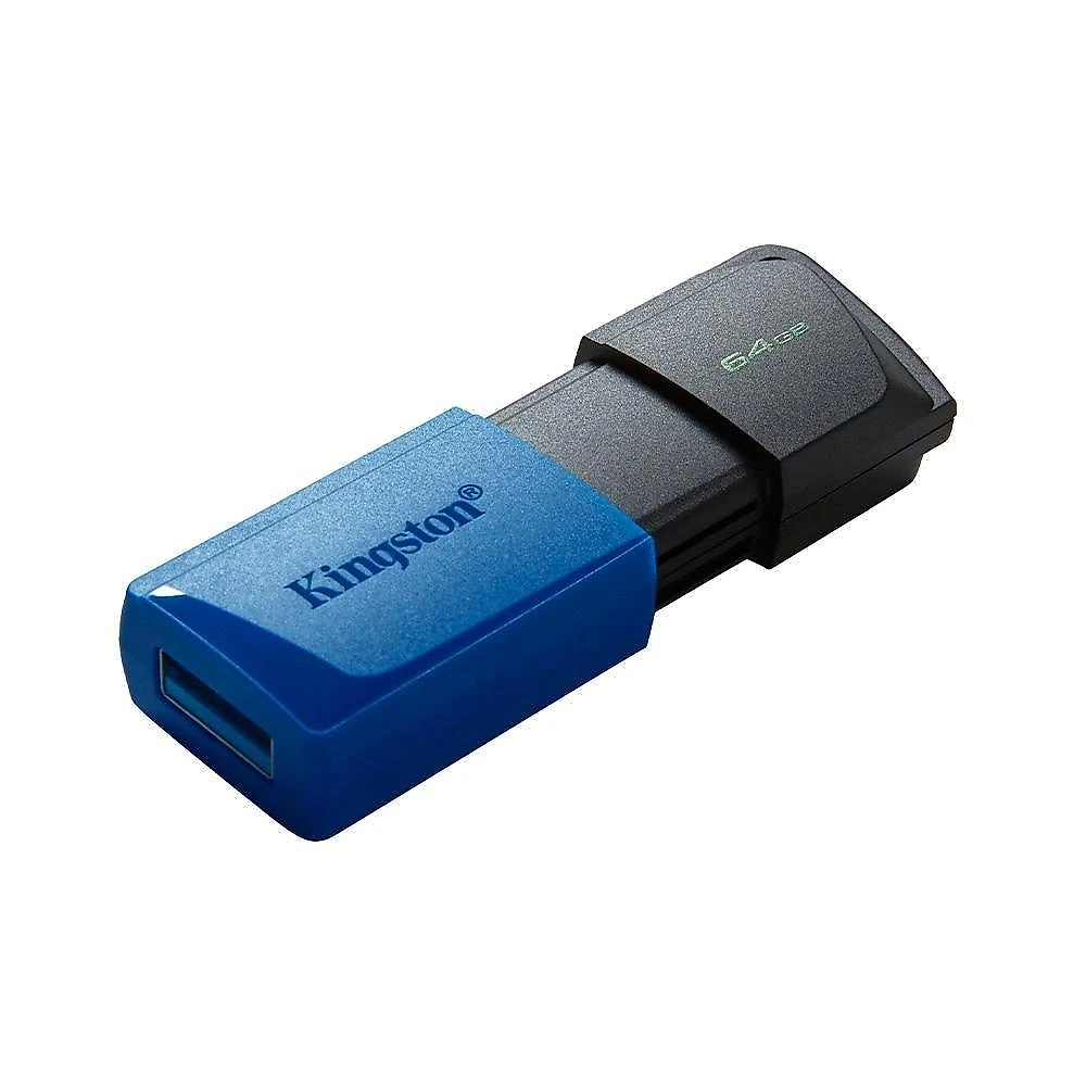 Pen Drive 64GB Kingston Data Traveler Exodia M, USB 3.2, Preto e Azul - DTXM/64GB