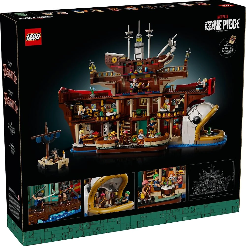 Lego® one piece - o restaurante flutuante baratie
