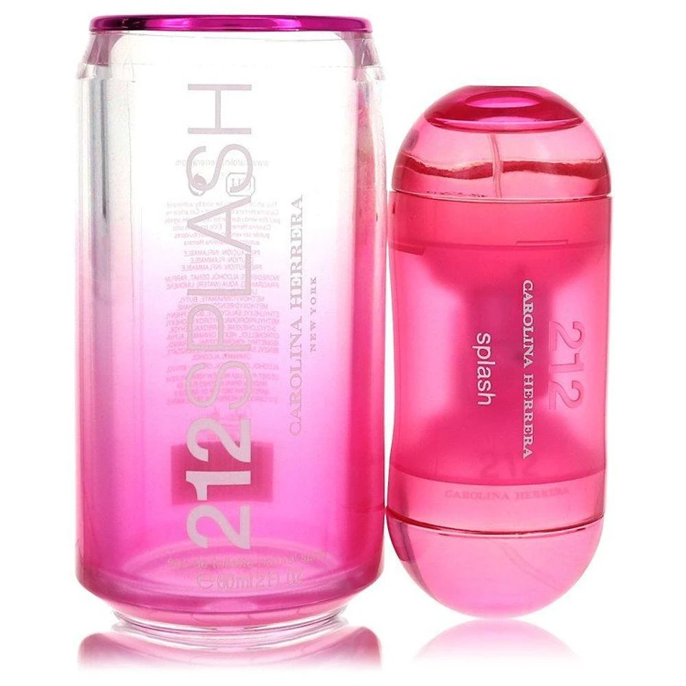 Perfume Feminino 212 Splash Carolina Herrera 60 Ml Eau De Toilette