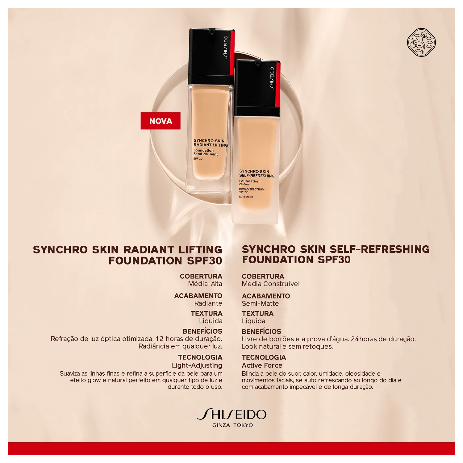 Miniatura Shiseido Synchro Skin Radiant Lifting FPS 30 150 - Base 30ml