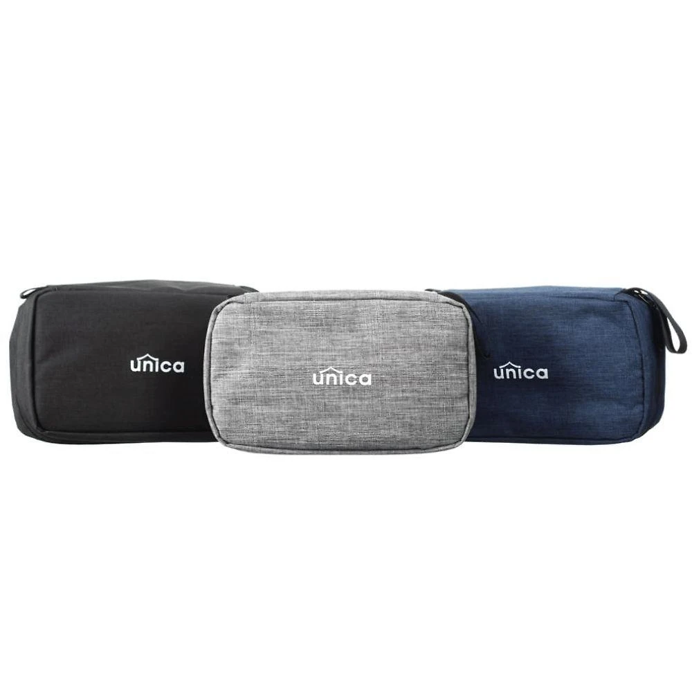 Nécessaire Masculina Uni Home Poliéster Cinza Masculino