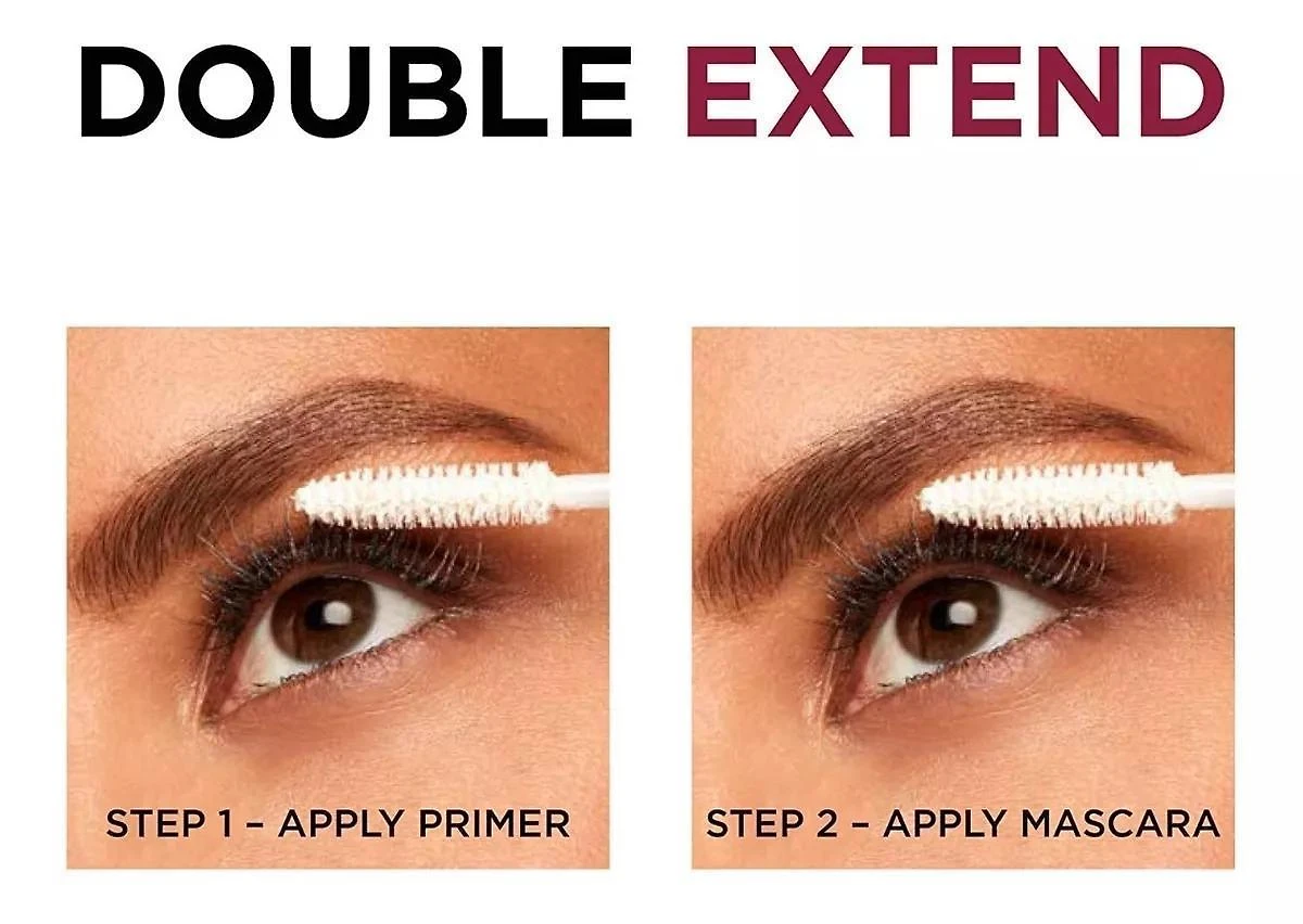 Miniatura Kit 2 Rímel Loreal Double Extend Beauty Tubes Duo Double