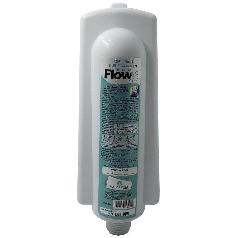 Filtro Refil Flow45 Latina Policarbon