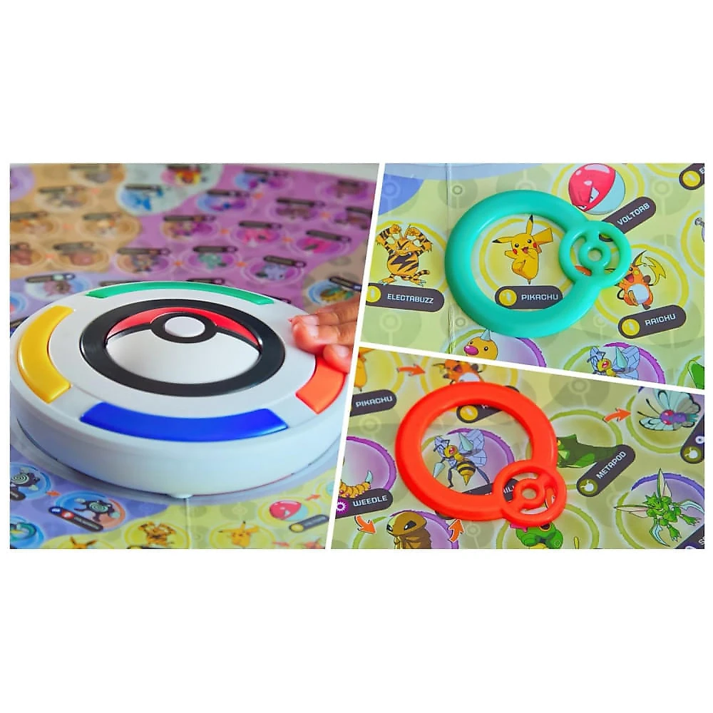 Jogo eletrônico de adivinhação Pokémon Trainer Expert com 151 personagens e tabuleiro para 1–4 jogadores