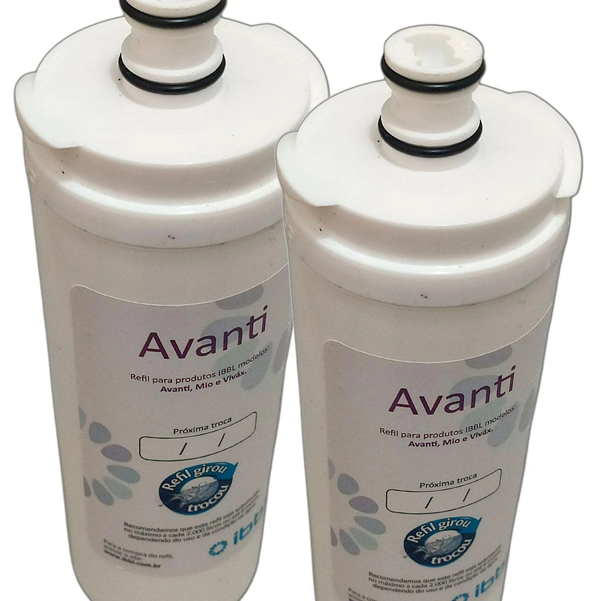 Miniatura Kit 2 Refil Filtro Ibbl Avanti Mio Vivax Purificador Àgua