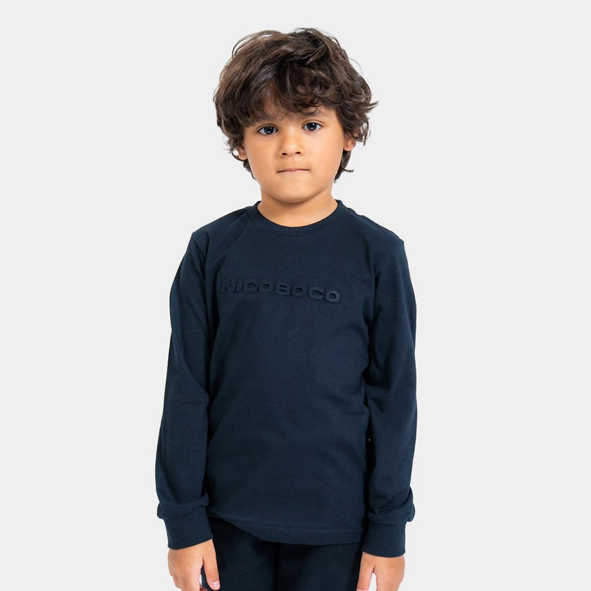 Camiseta Manga Longa Infantil Nicoboco Rhythm