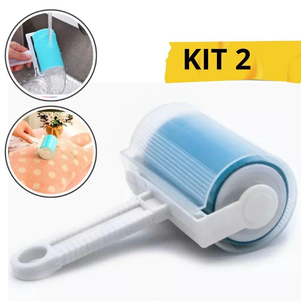 Tira Pelo para Roupas Lavável Reutilizável em Plástico e Silicone Azul Multiuso OEM