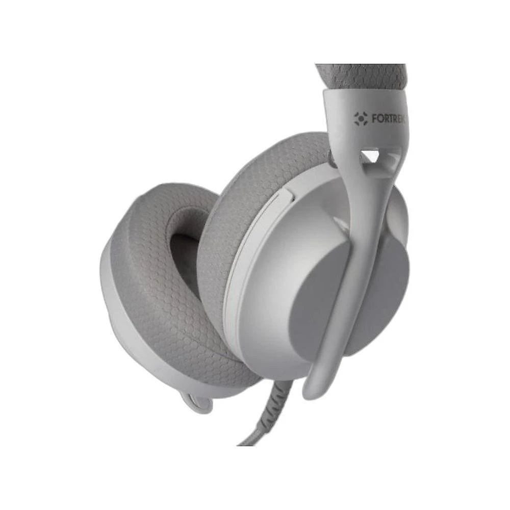 Headset Fortrek Wise USB 7.1 Virtual com Microfone Retrátil Branco webcontinental-7898554608925