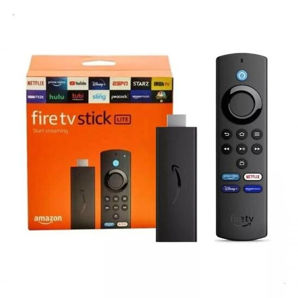Dispositivo de Streaming Amazon Fire TV Stick Lite 2a Geração Full HD com Alexa Wi-Fi