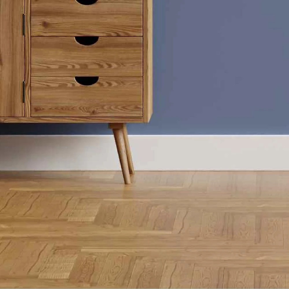 Rodapé de Poliestireno Liso 10cm x 15mm Rende 2,40 Metros Casa Grassi Rodapé de Poliestireno 10cm x 15mm Liso Metro Linear Casa Grassi Branco