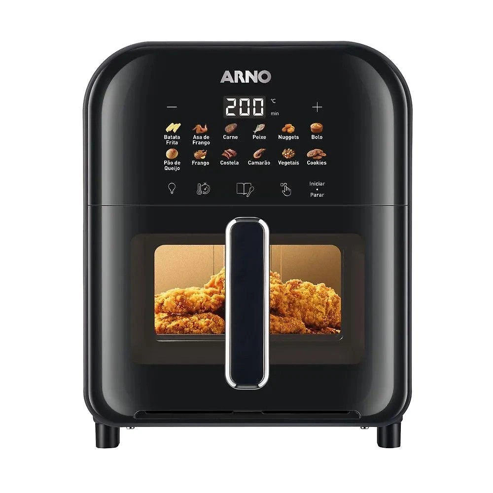 Fritadeira Air Fryer Easy Fry Turbo Afi6 1735w 6 Litros Arno Preto 220V