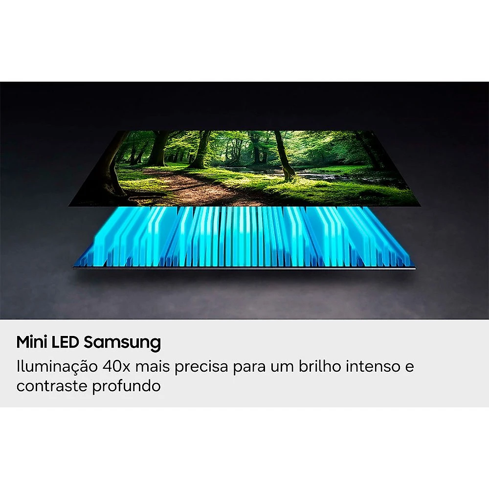 Smart TV Samsung Vision AI TV 55" Neo QLED 4K QN70H 2026, Mini LED, com Controle por Gestos e Alexa integrada Bivolt