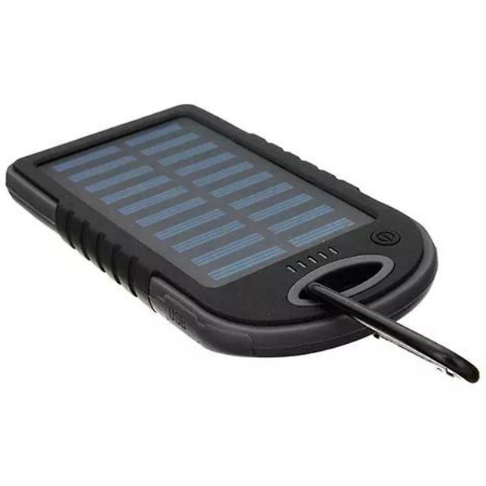 Power Bank Solar USB 10000MAH Lanterna LED Azul