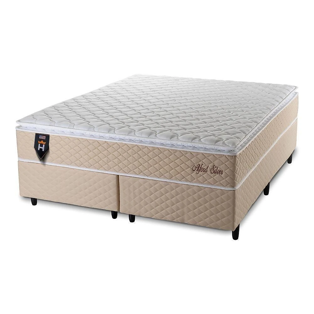 Cama Box Size Alford Molas Ensacadas King Bege King House