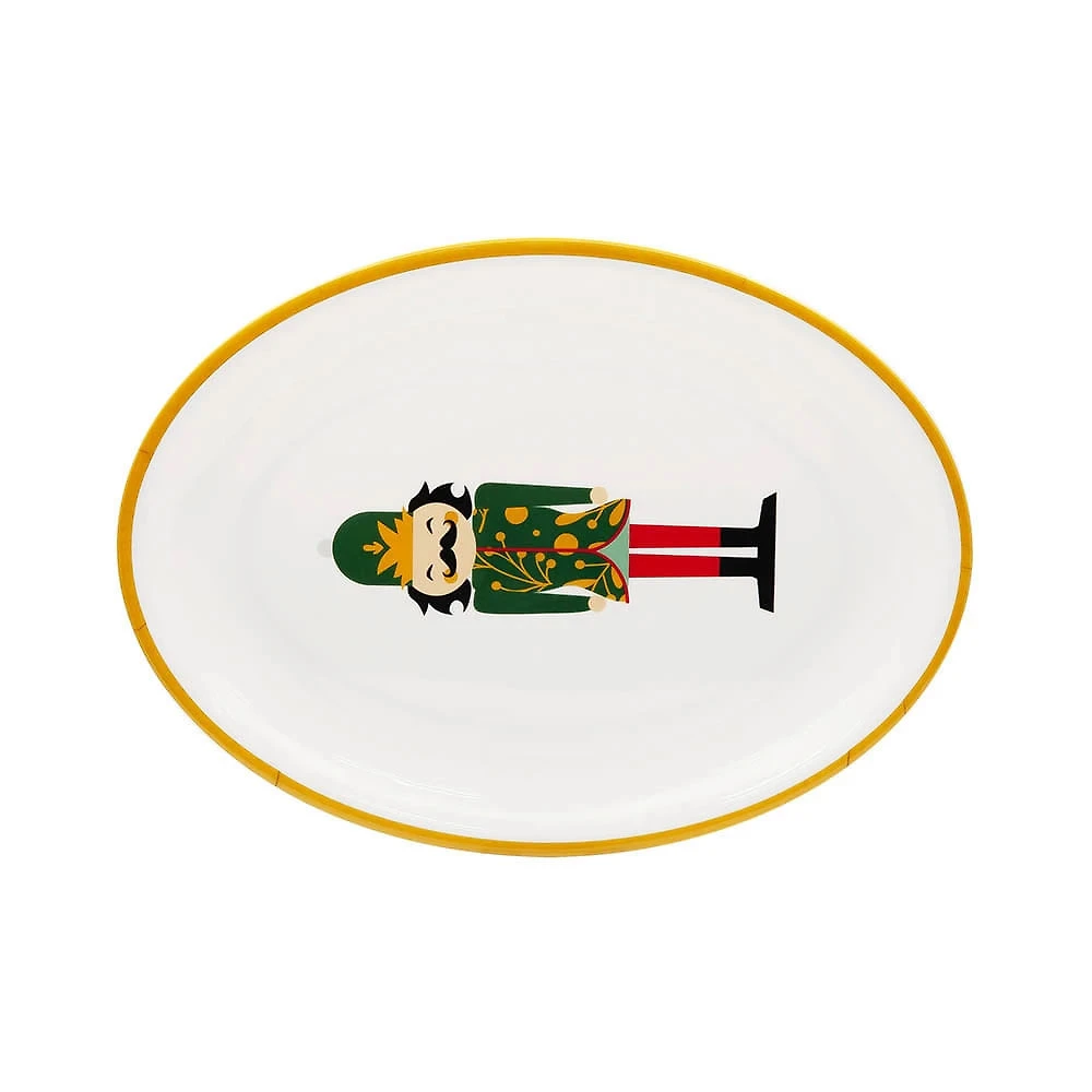 Bandeja Floresta em Festa Natal Le 35x25cm