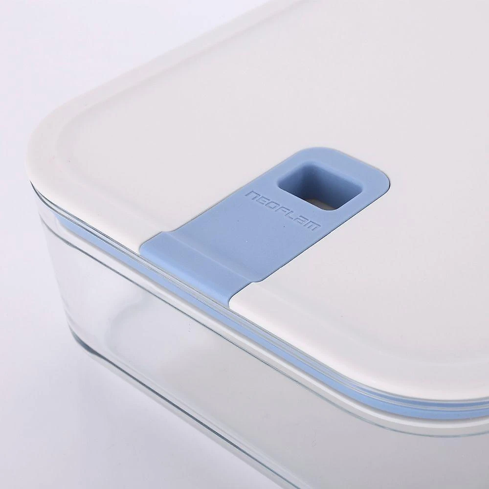 Pote De Vidro Hermético Retangular - Tampa Com Alavanca - 1600ml - Perfect Seal - Neoflam
