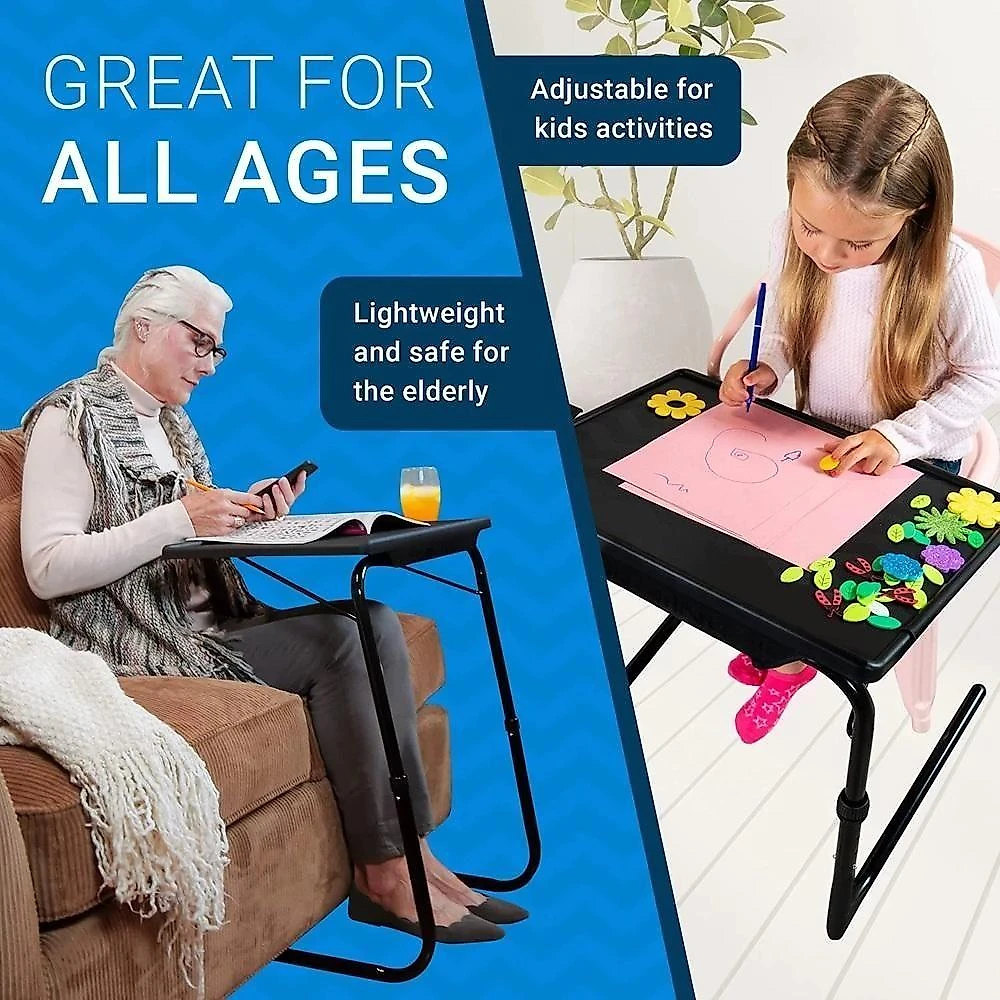 Mesa Notebook Estudo Dobravel Multiuso 18 Em 1 Portatil Alimentacao Adulto Infantil Sala Cozinha Cama Sofa