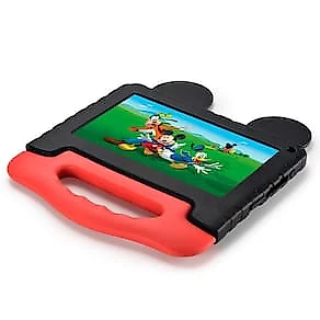 Tablet Infantil Multi Mickey NB413 7” Android 13 Quad-Core 64GB Preto/Vermelho
