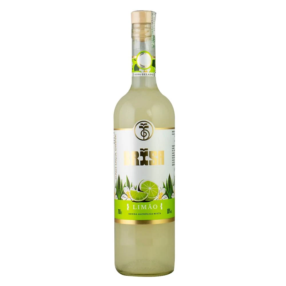 Bebida mista de cachaça brisa limão 700ml