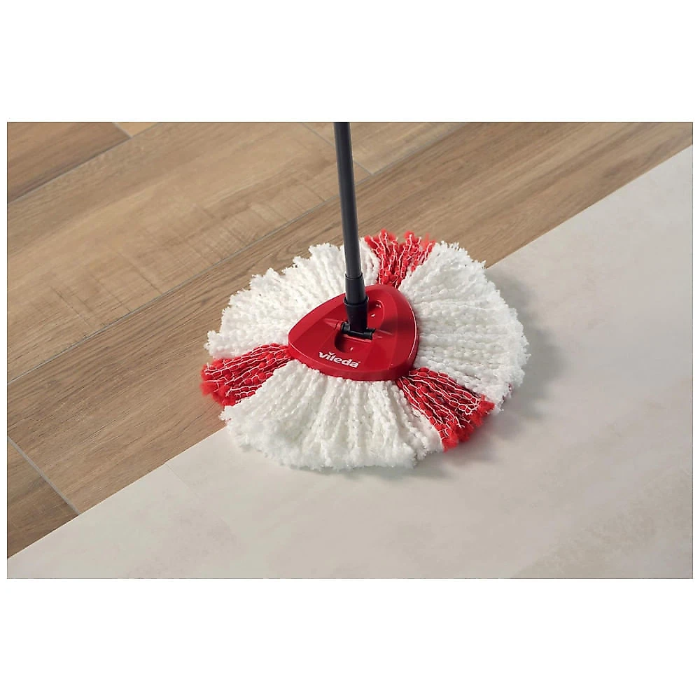 Mop Giratório com Balde de Centrifugação Vileda Turbo EasyWring, Azul
