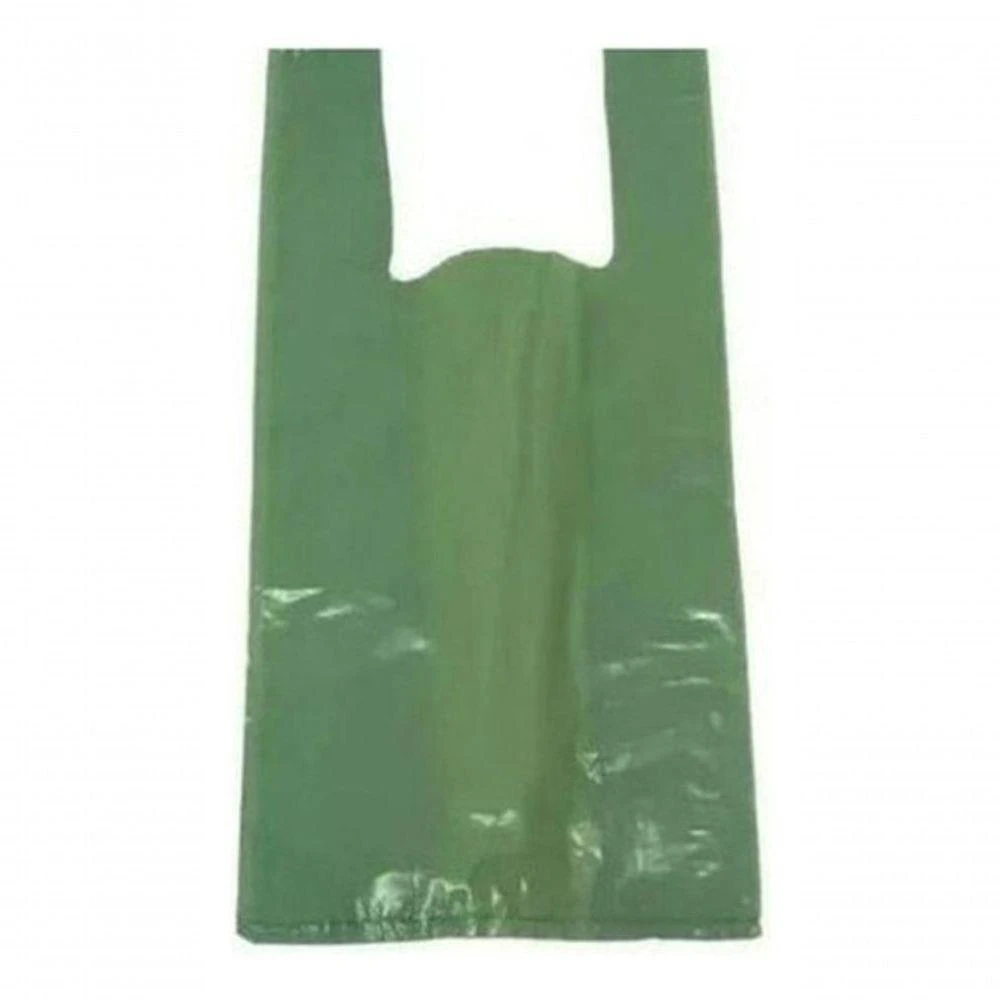 Sacola Reciclada 35x45 1 Pacote com 5kg para Transporte de Itens Verde Higipack