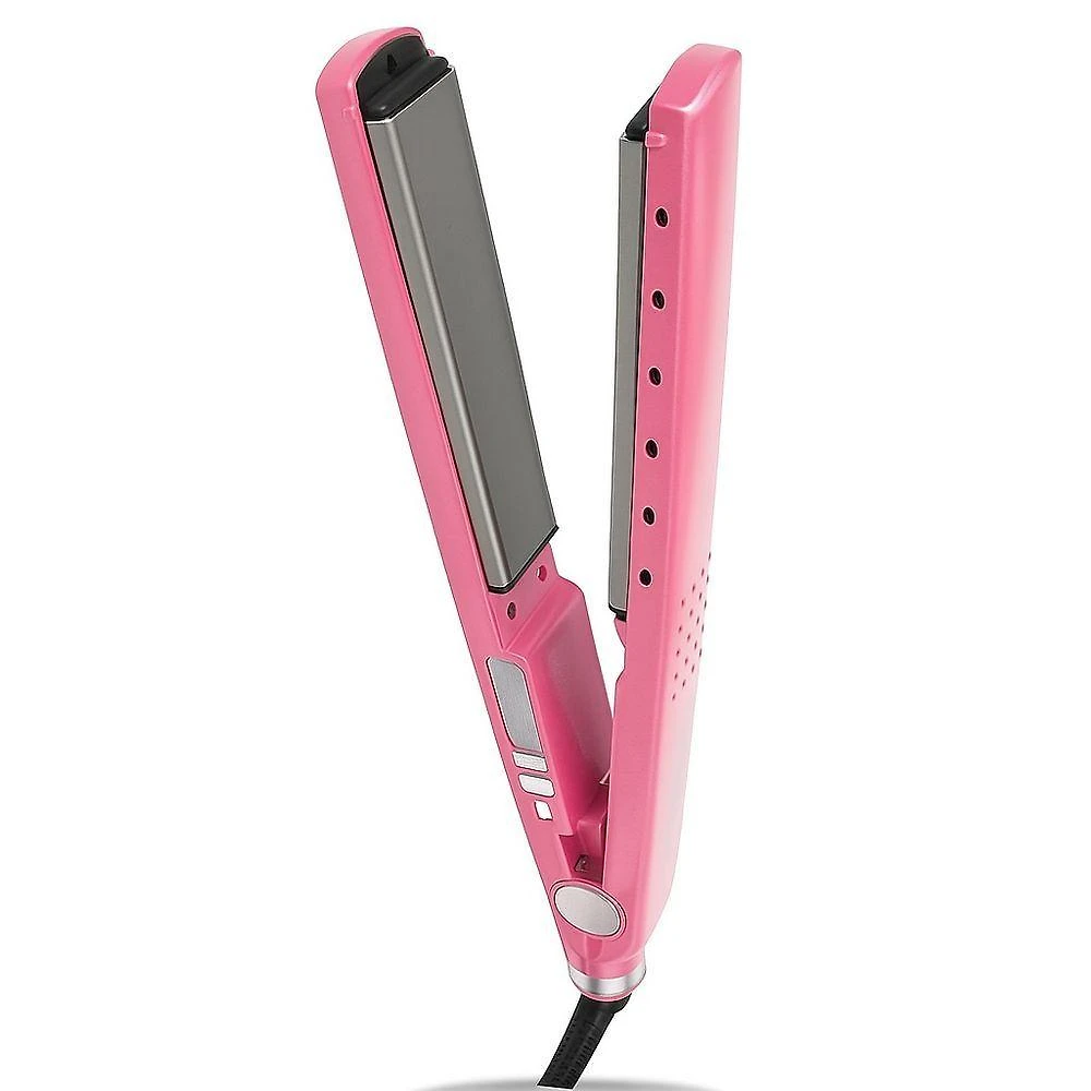 Prancha de Cabelo Titanium Profissional Placas de Titânio 230°C Iônica Rosa Aquilae Bivolt