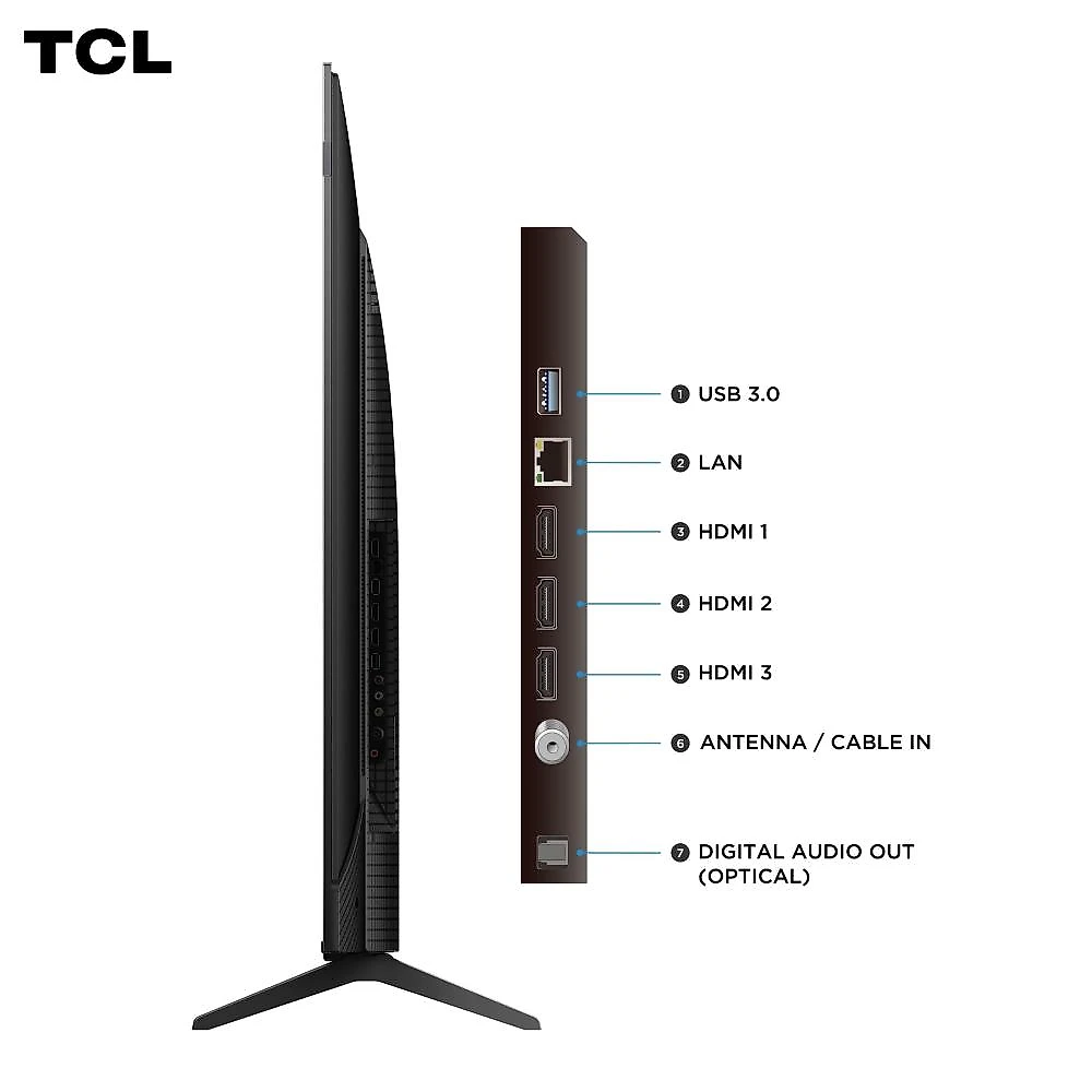 Smart tv 65” tcl qled 4k ultra hd 65p7k com sistema operacional google tv, hdr10+, hdmi 2.1, chromecast built-in, dolby vision e atmos