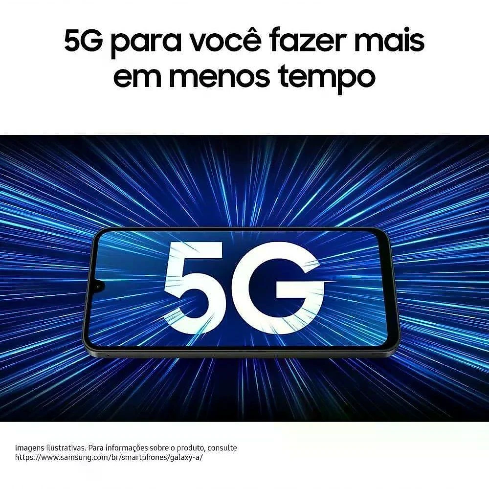 Smartphone Samsung Galaxy A17 5G 4GB RAM 128GB Câmera 50MP Tela Super AMOLED 6,7