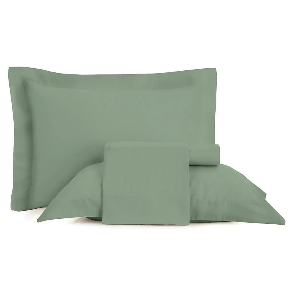 Jogo De Cama Casal Altenburg Cetim 300 Fios Verde