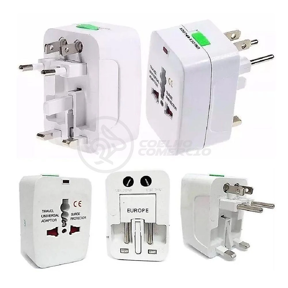 Adaptador Universal De Tomadas Para Viagem
