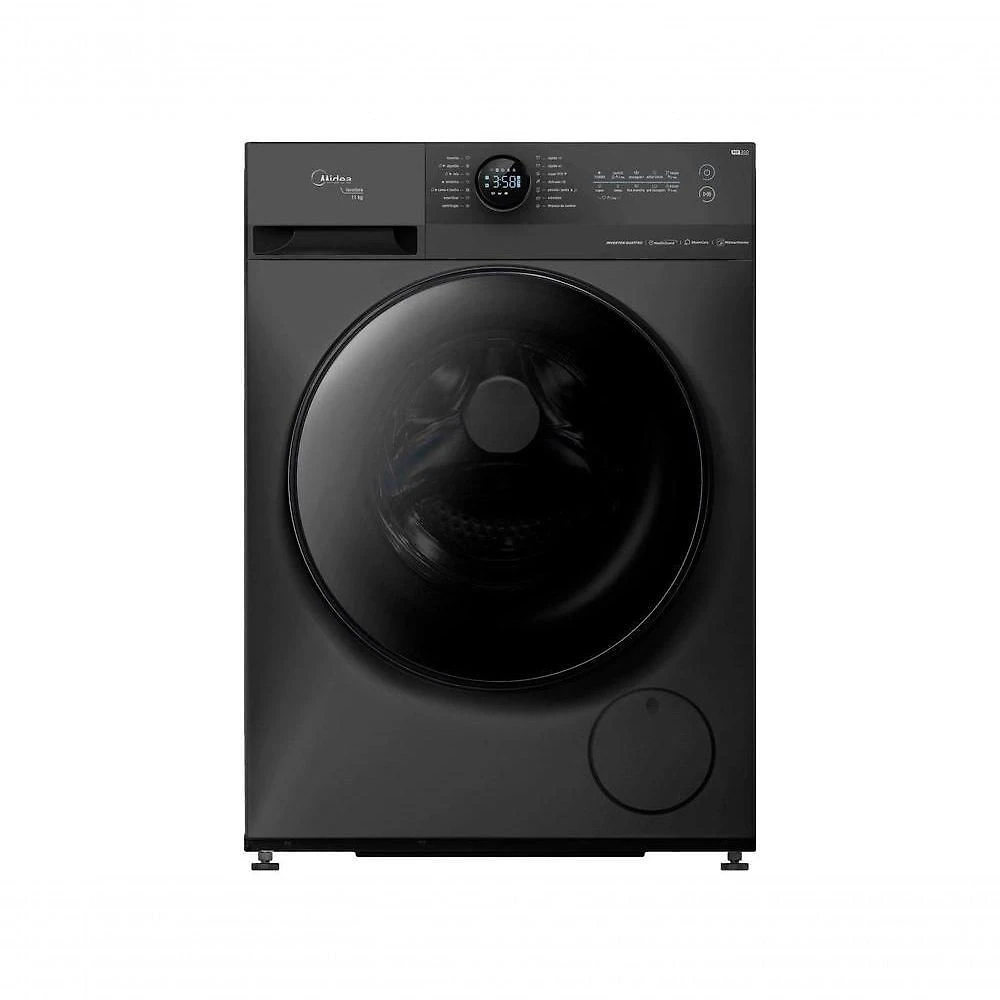Máquina De Lavar Roupas Midea 11kg Inverter Healthguard Wi-fi Titanium MF201W110WB/GK-01 220V
