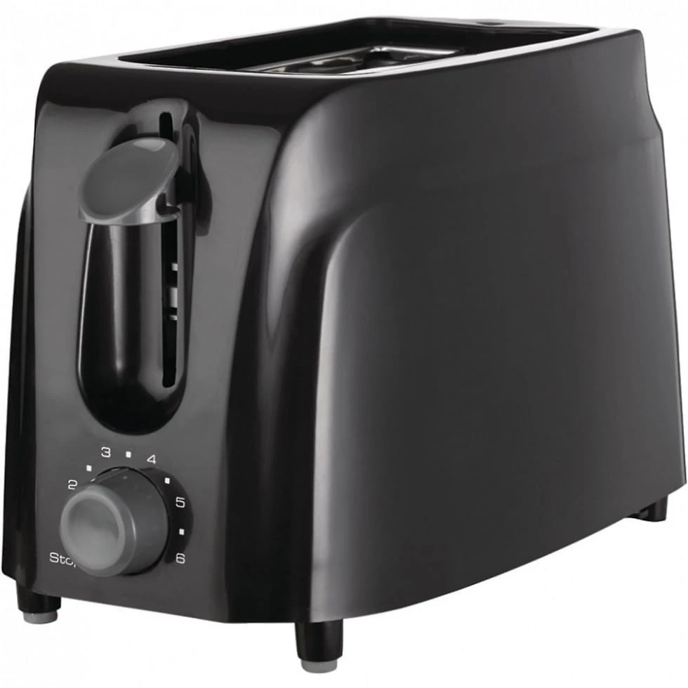 Torradeira Elétrica 2 Fatias com 6 Níveis de Tostagem, 110V 760W, Brentwood, Preta