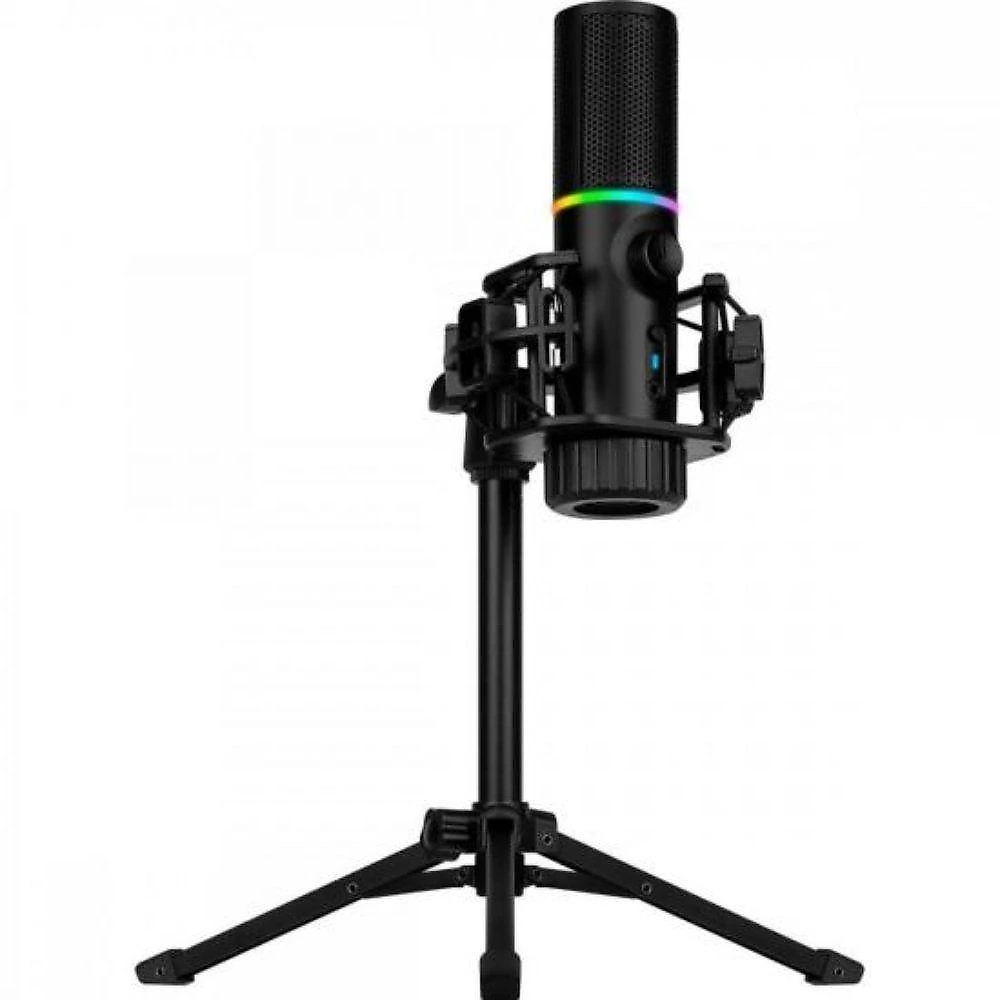 Microfone Gamer Streamplify Mic Tripod USB 2.0 e Jack 3,5mm Preto