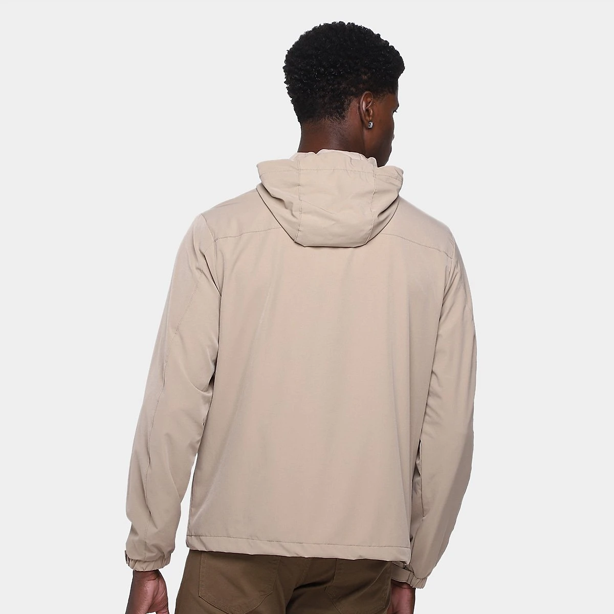 Miniatura Jaqueta Corta Vento Broken Rules Masculina Bege - G