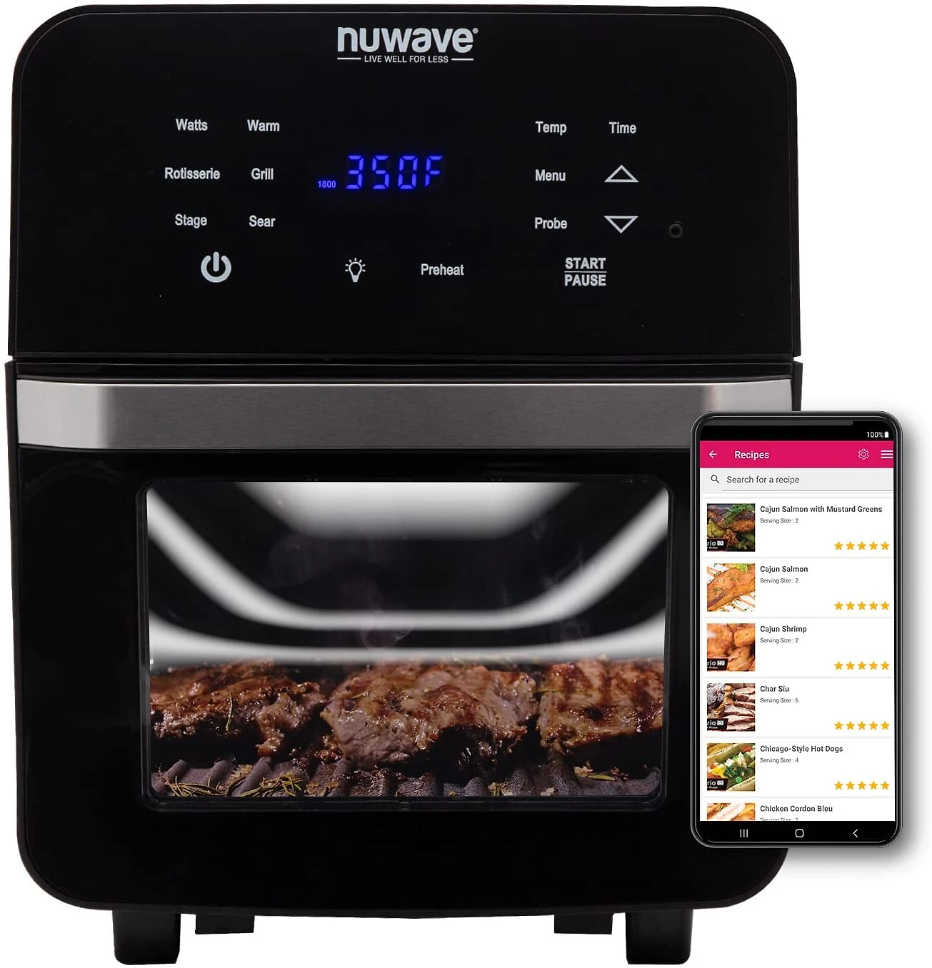 NuWave Fritadeira Elétrica Air Fryer 15L Multifuncional com