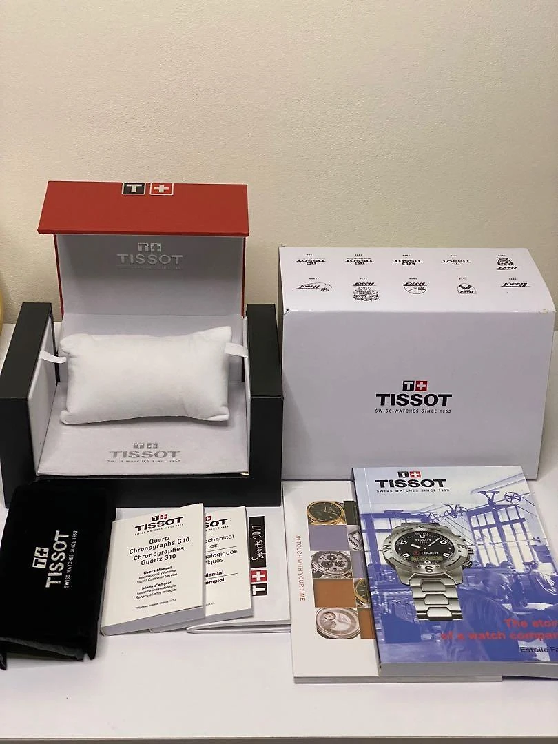 Miniatura Relógio Masculino Tissot Cronógrafo Prs 516 Analógico Azul