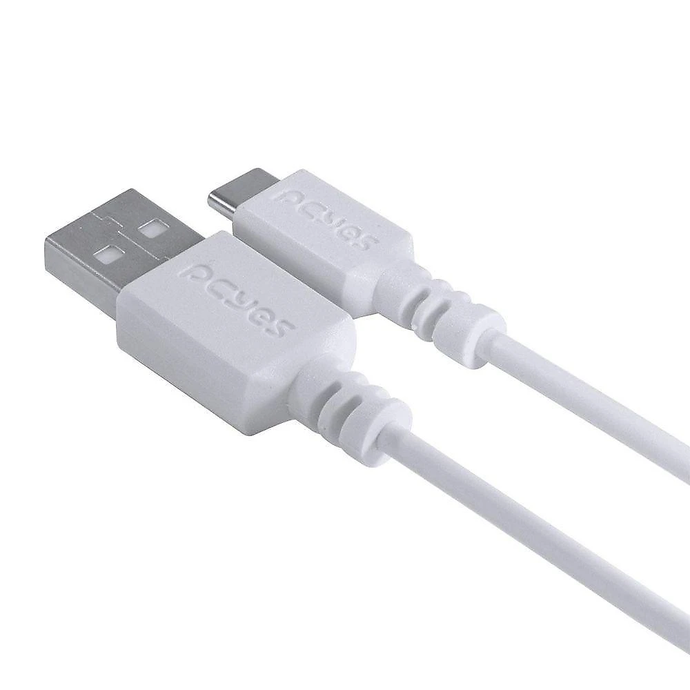 Cabo Usb A 2.0 Para Usb Tipo C 50cm Branco - Puacb-05