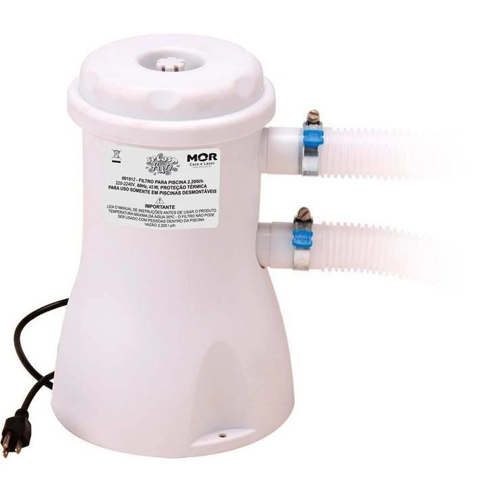 Filtro para Piscina Mor Vazão 2200 Litros - 001512 