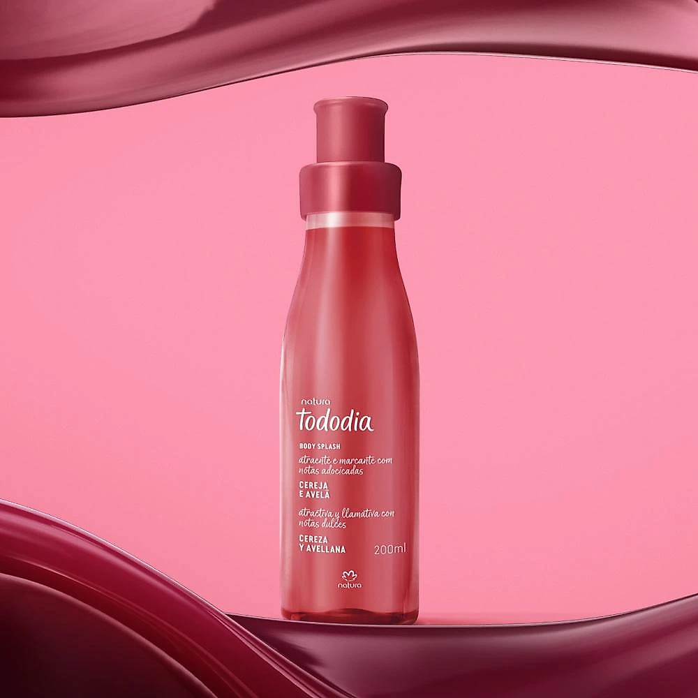 Body Splash Natura TodoDia Cereja e Avelã 200ml